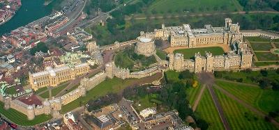 Windsor castle from the air